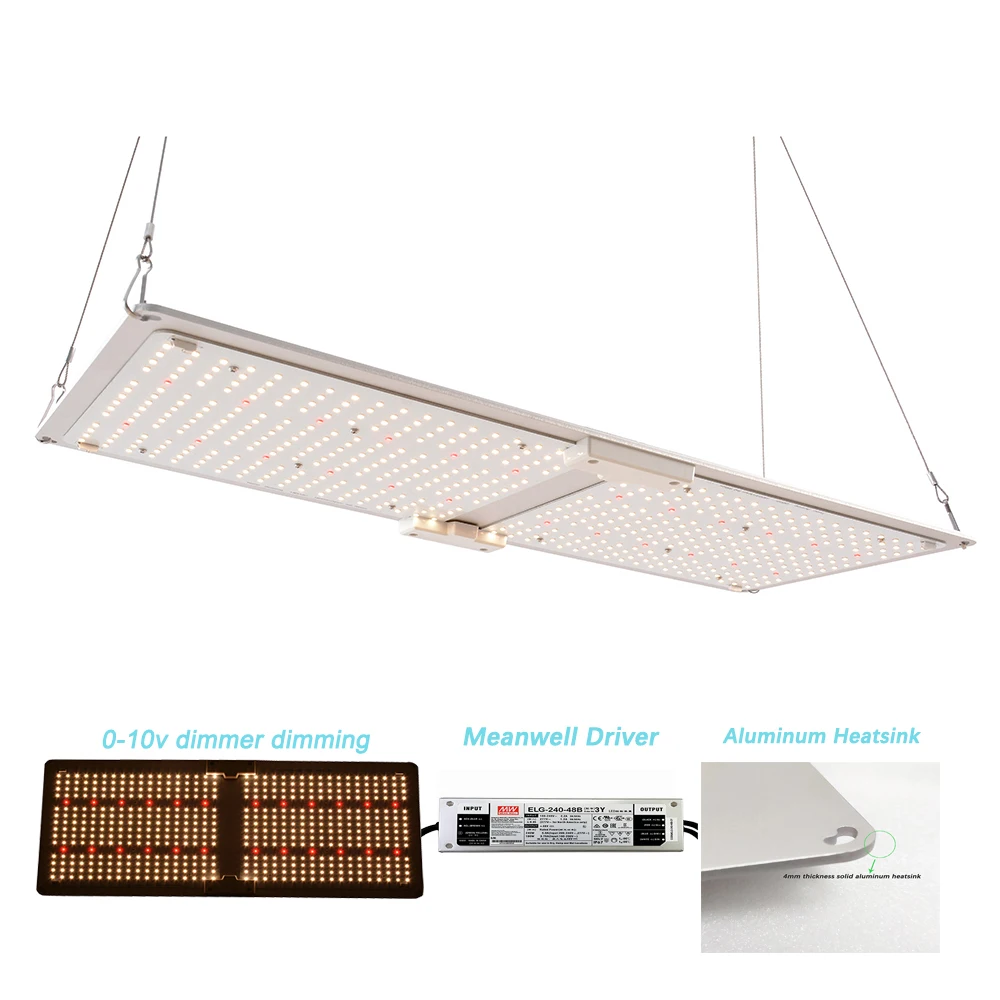 
Indoor Farm 2021 Yastar x2 Board 240w Led Grow Light UV IR Lm301H Grow Light Led Horticulture 