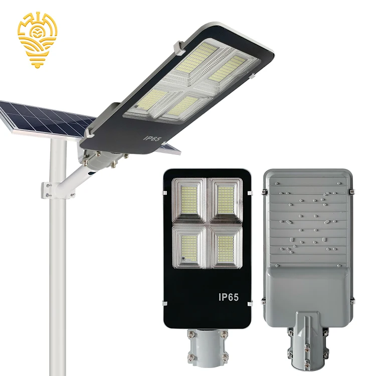 High Power Ip65 Waterproof Remote Control Die-Cast Aluminum Solar Streetlight Outdoor 100w 200w 300w Led Street Light