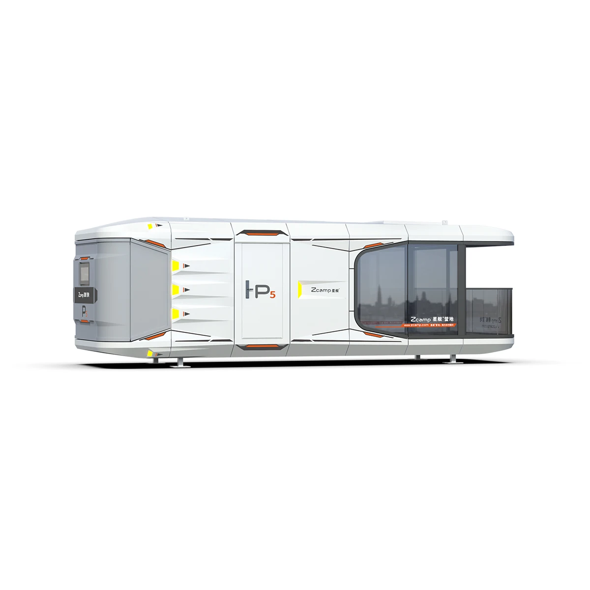 Zcamp P5 Customized Steel Frame Aluminum Alloy Luxury Prefab Modular House Comfortable Villa Outdoor Prefabricated