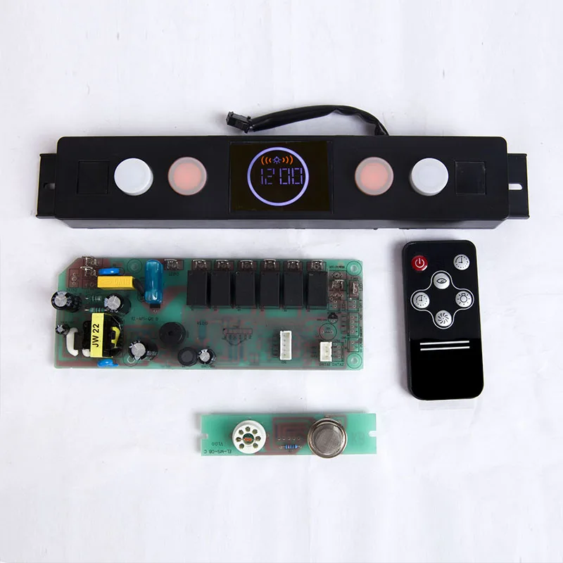 commercial kitchen touch control range cooker hood switch