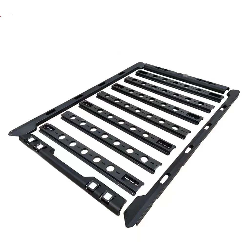 roof rack body kits for car with brackets roof rack auto accessories luggage rack for  LC100