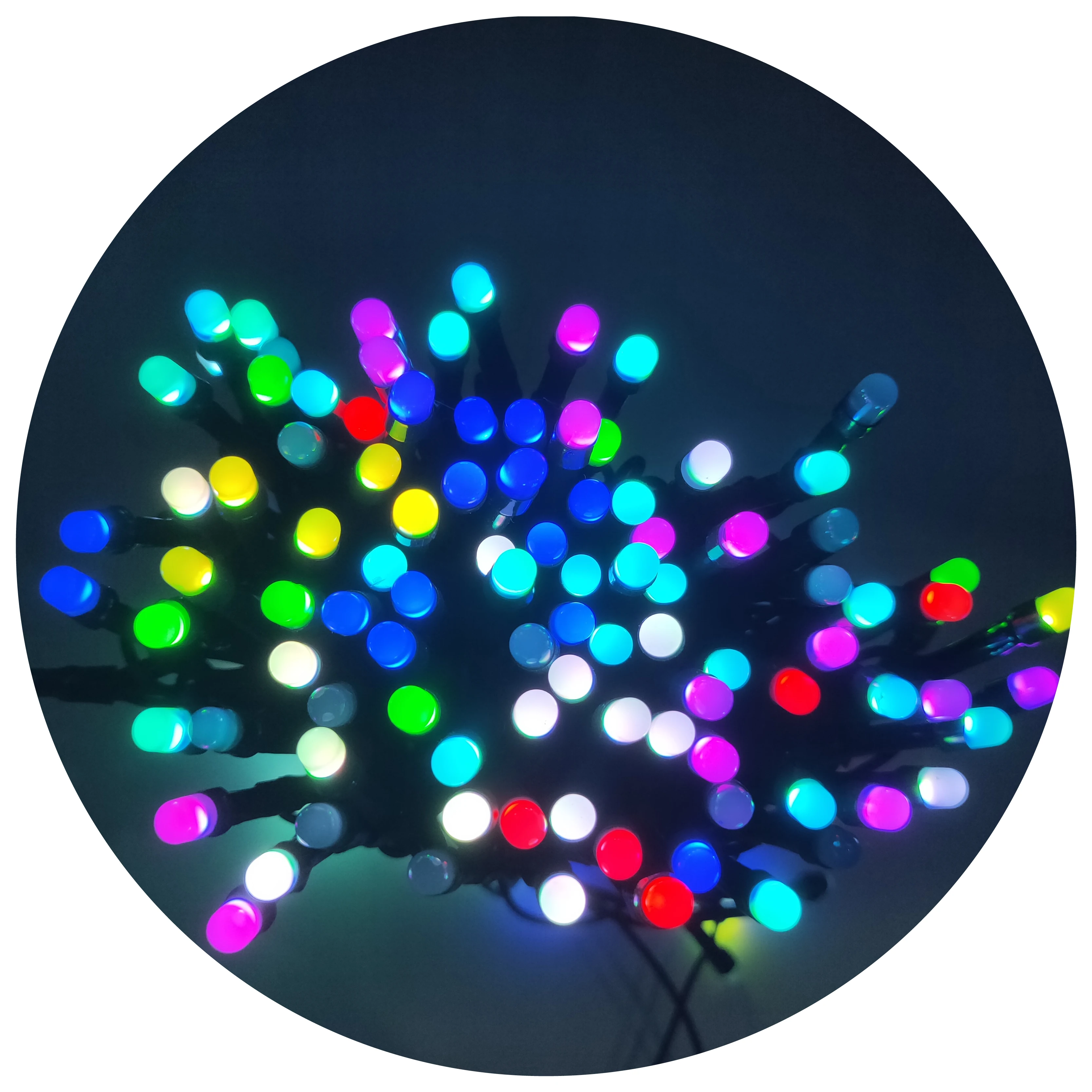 Мини-шар GV LED 200CT кластер двухцветный меняющий цвет эффект рождественское освещение для внутреннего и наружного