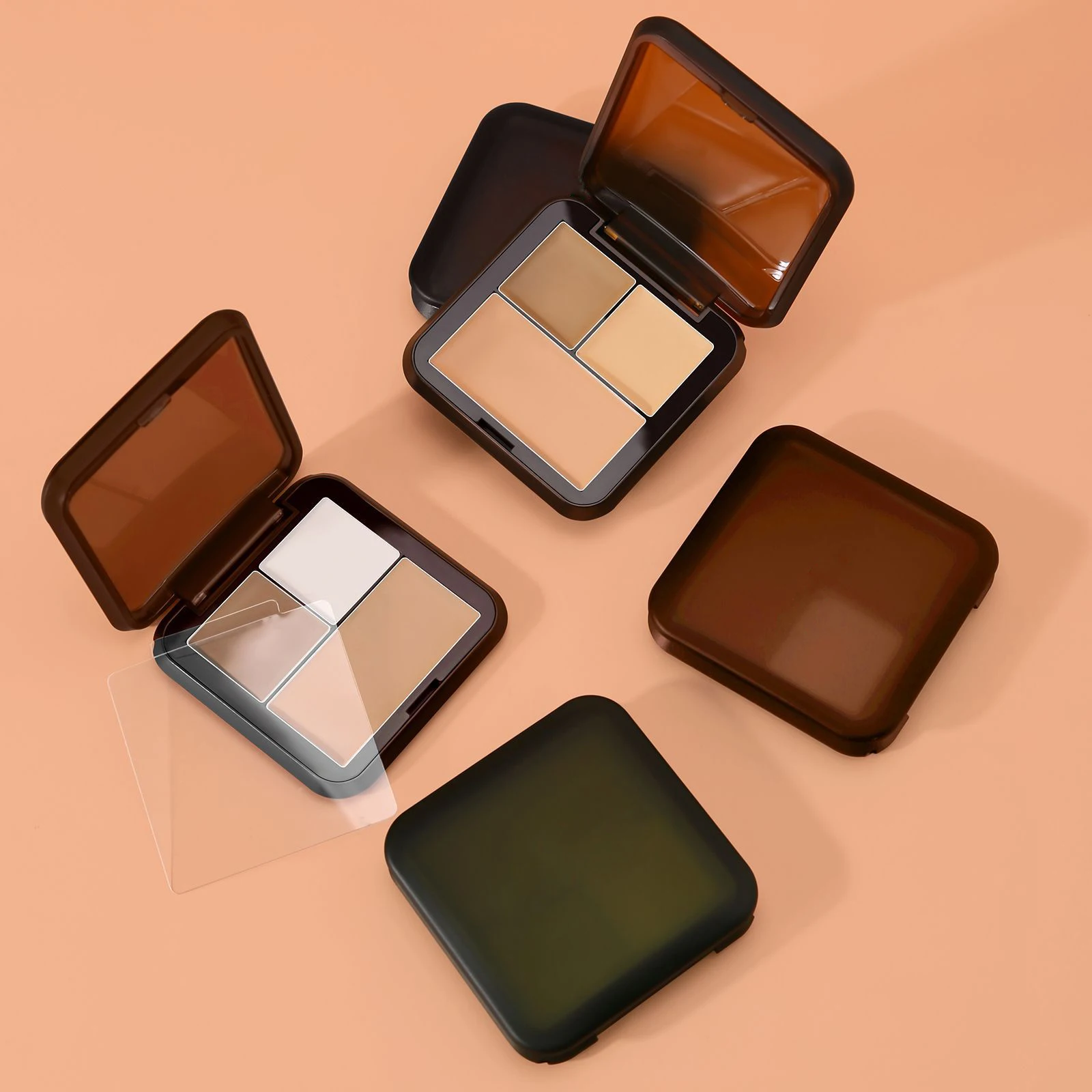 3 Colors Concealer Gel Palette Reduce Dark Spots & Blemishes Flawless Full Coverage Color Correcting Concealer