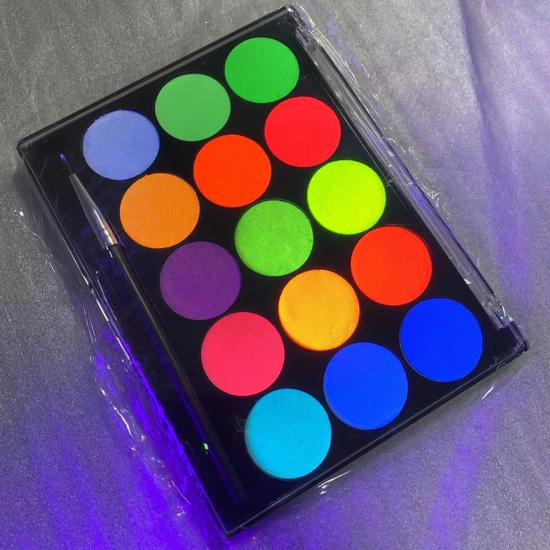 15 Colors Fluorescent Body Paint Adult Children Face PaintingParty Drawing Fancy Safe Use