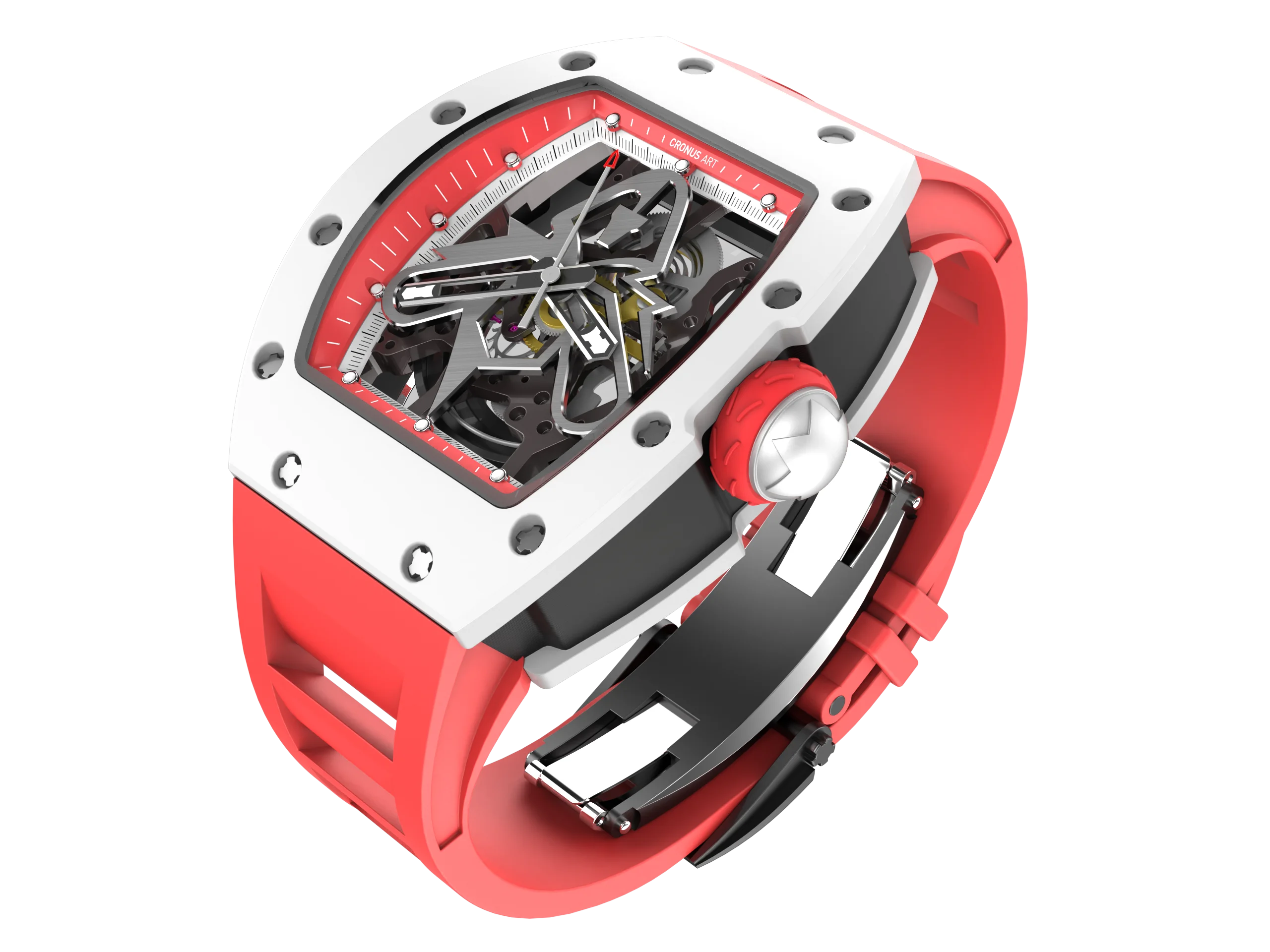 Watch Case, Mechanical Wristwatch Custom Carbon Fiber with Forged Carbon Fiber for Men and Women Box Watch Tourbillon Peacock -