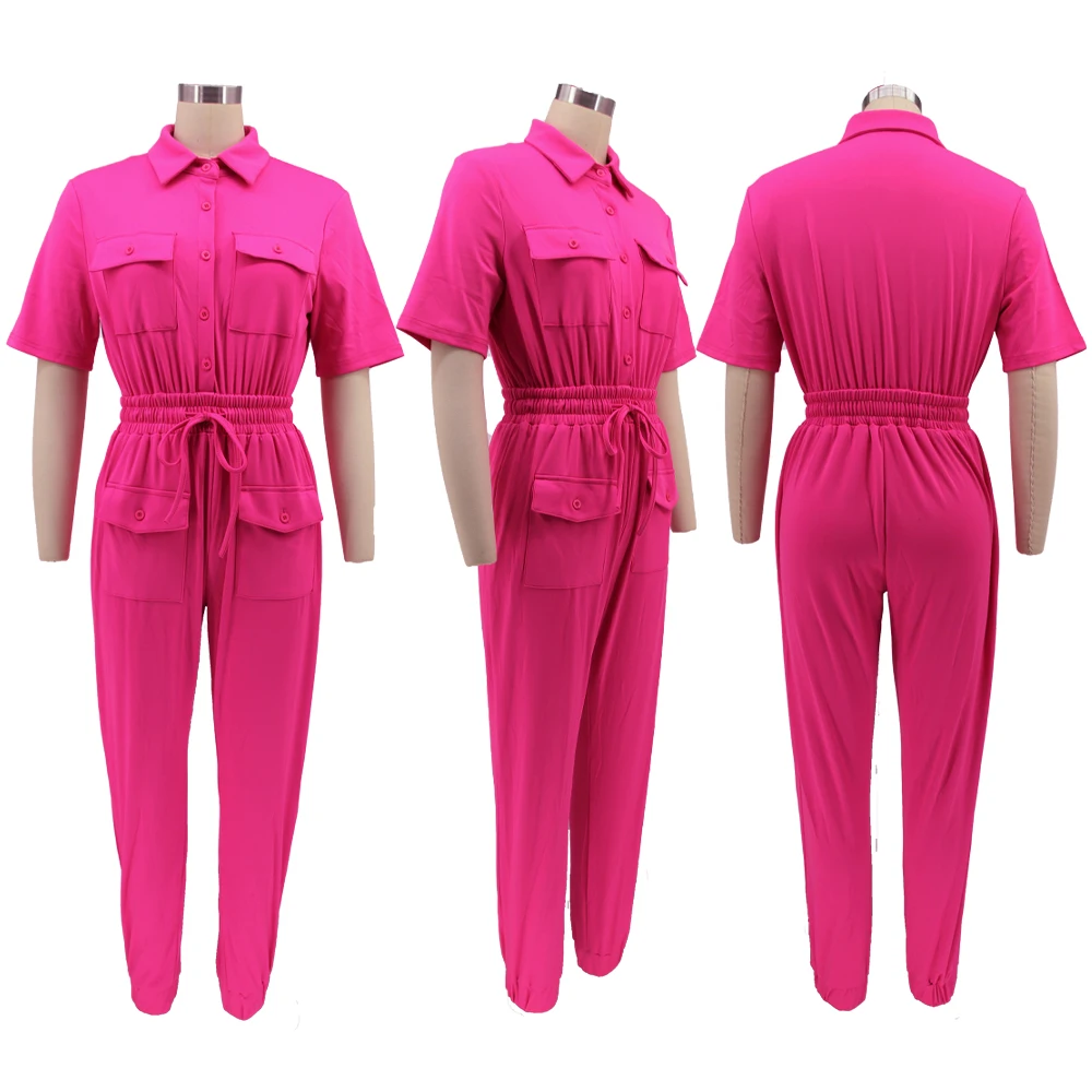 Custom Make New Arrival Sexy Tight Women Fashion Long Sleeves Jumpsuit Pure Color Adult One Piece Jumpsuit Women 2022