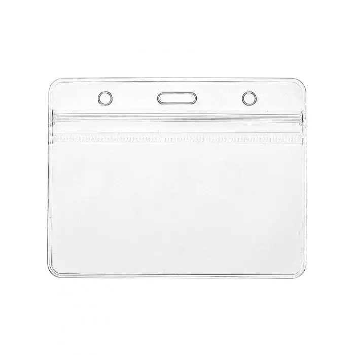 Hot sale PVC Card Holder Factory Direct Sale  Card Sleeve Clear Waterproof Soft Plastic ID Card Holder Badge Holder