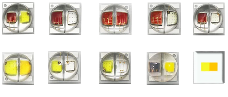 3535 5050 SMD LED Factory Direct Sales Ceramic 3v 6v 12V 3W 5W 8W 10W Yellow White Dual Color SANHUA High Power LED -25 - 105