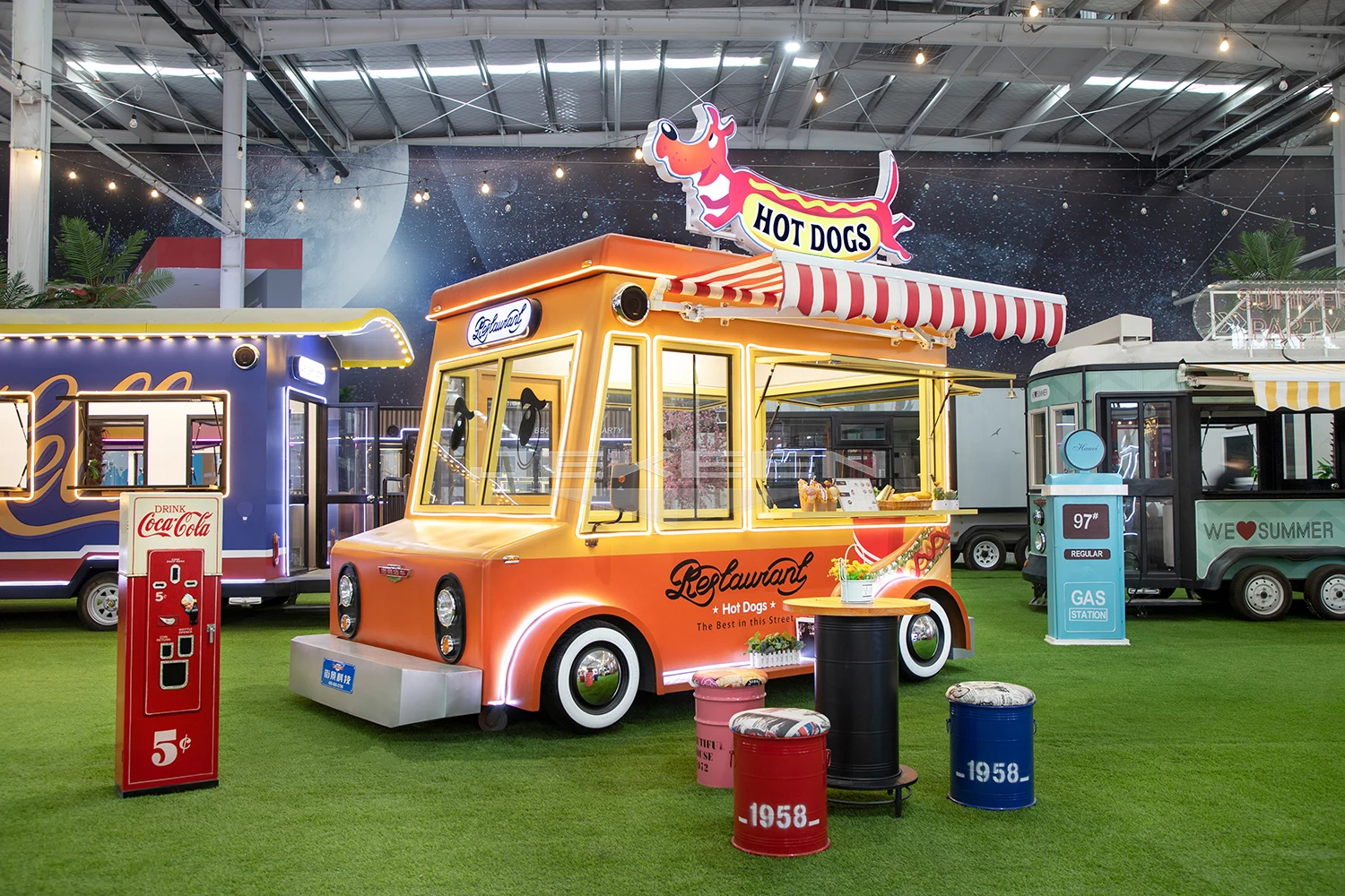 Jekeen Mobile Electric Car New Buy A Ice Cream Fast Small Mini Outdoor Food Truck Pizza For Sale