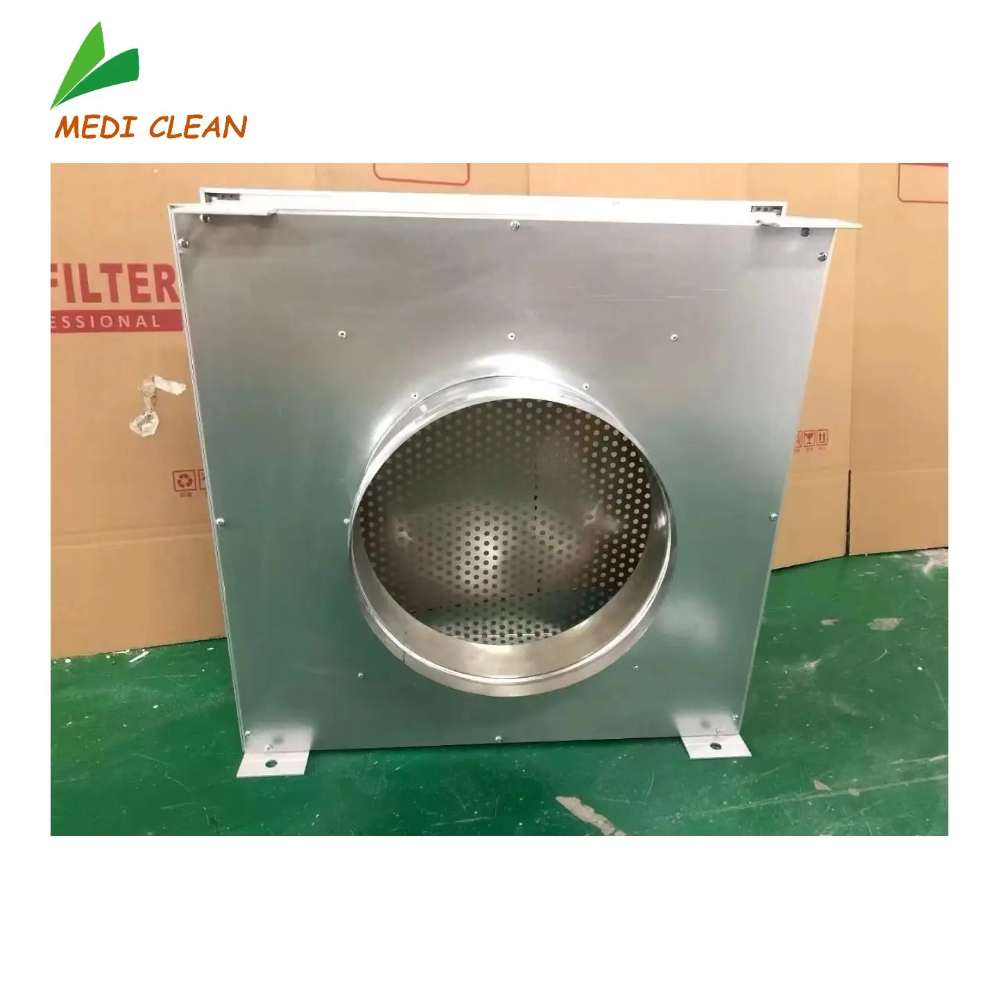 Air Filter Box Terminal Hepa Filter Module With Hood for Ventilation System