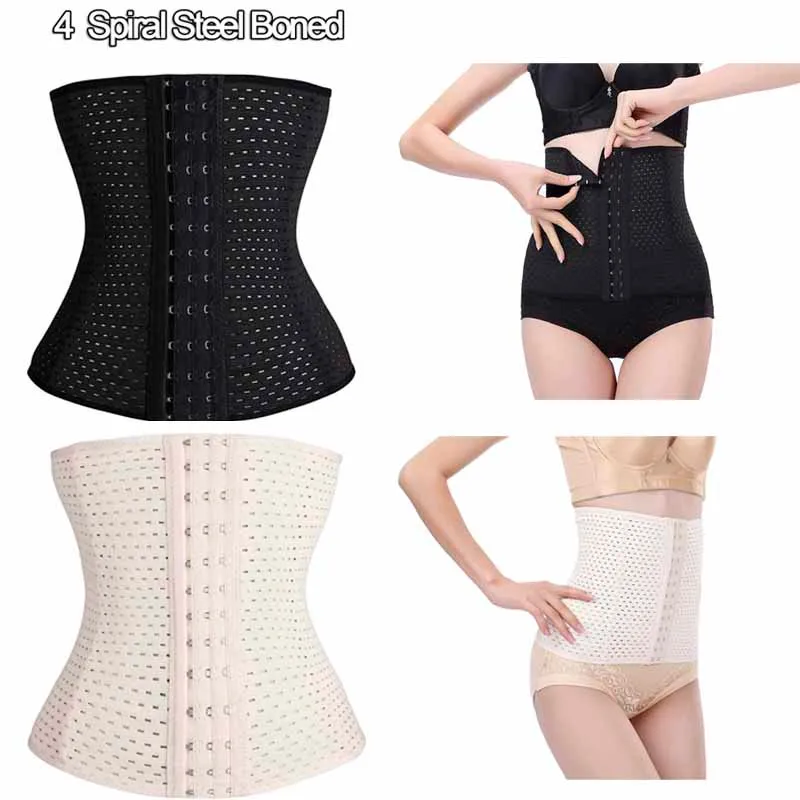 Women Breathable Waist Cinchers Ladies Corset Shaper Band Body Building Postpartum Belly Slimming Belt Modeling Strap Shapewear