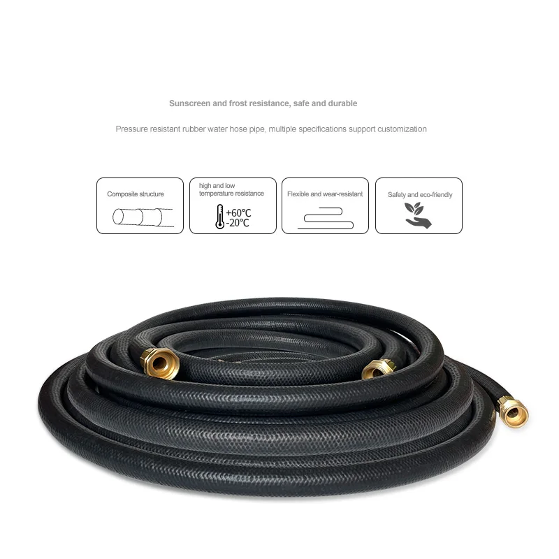 EPDM rubber water hose for Washing Car. watering Garden