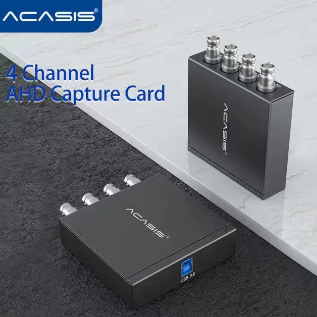  Acasis аналоговая камера высокого разрешения 4 канала AHD для USB3.0 карта захвата 720p UVC видео коробка видеокамеры/HD прямая