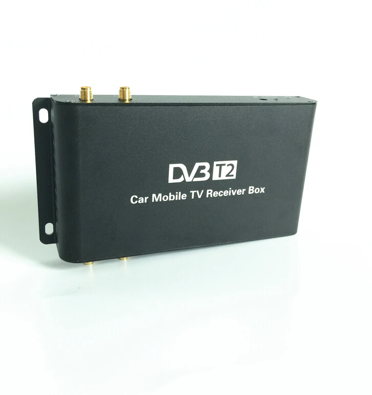 Dvb-t2 Автомобильный высокоскоростной мобильный цифровой ТВ-тюнер dvb t2 h.264 спутниковый ТВ-приемник 4 тюнер