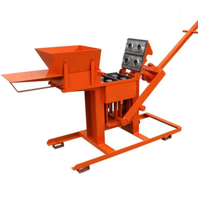 QMR2-40 High Quality Manual Compressed Interlocking Clay Earth Soil Cement Block Brick Making Machine Price