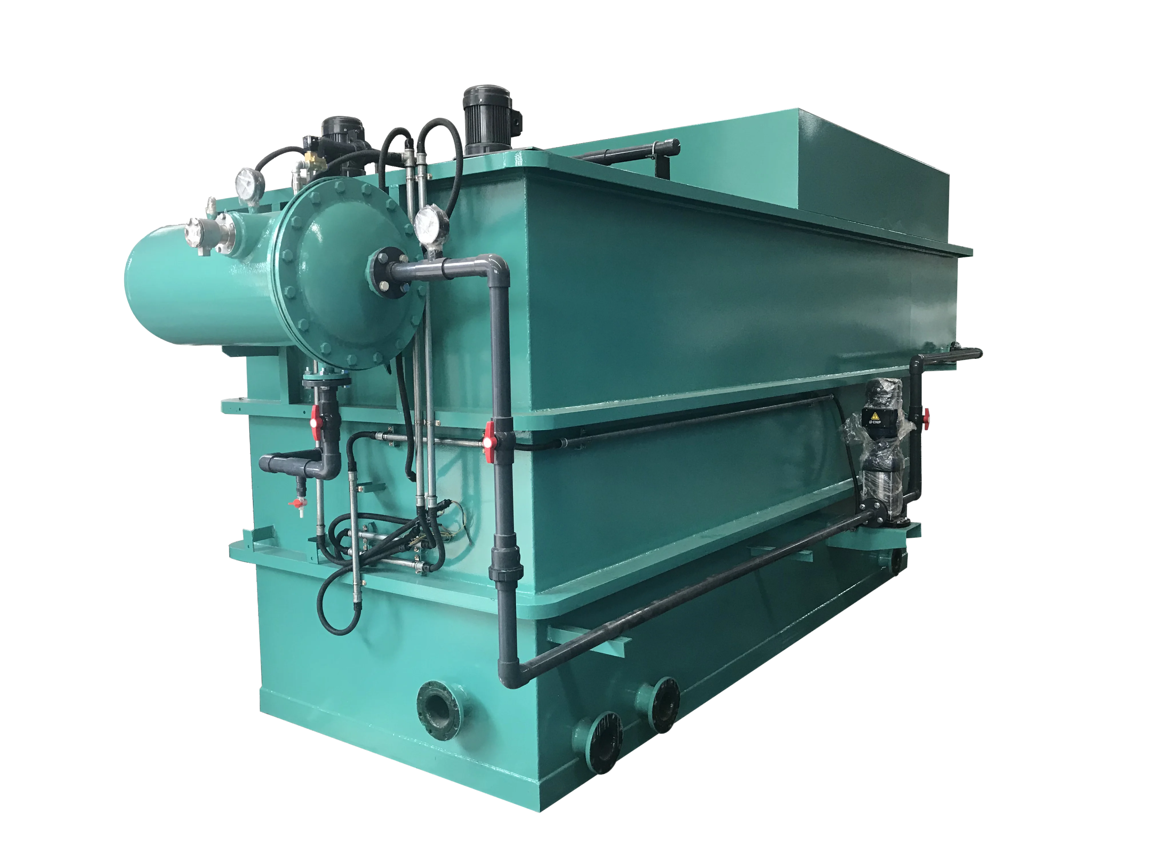 Dissolved air flotation machine for oil water separator