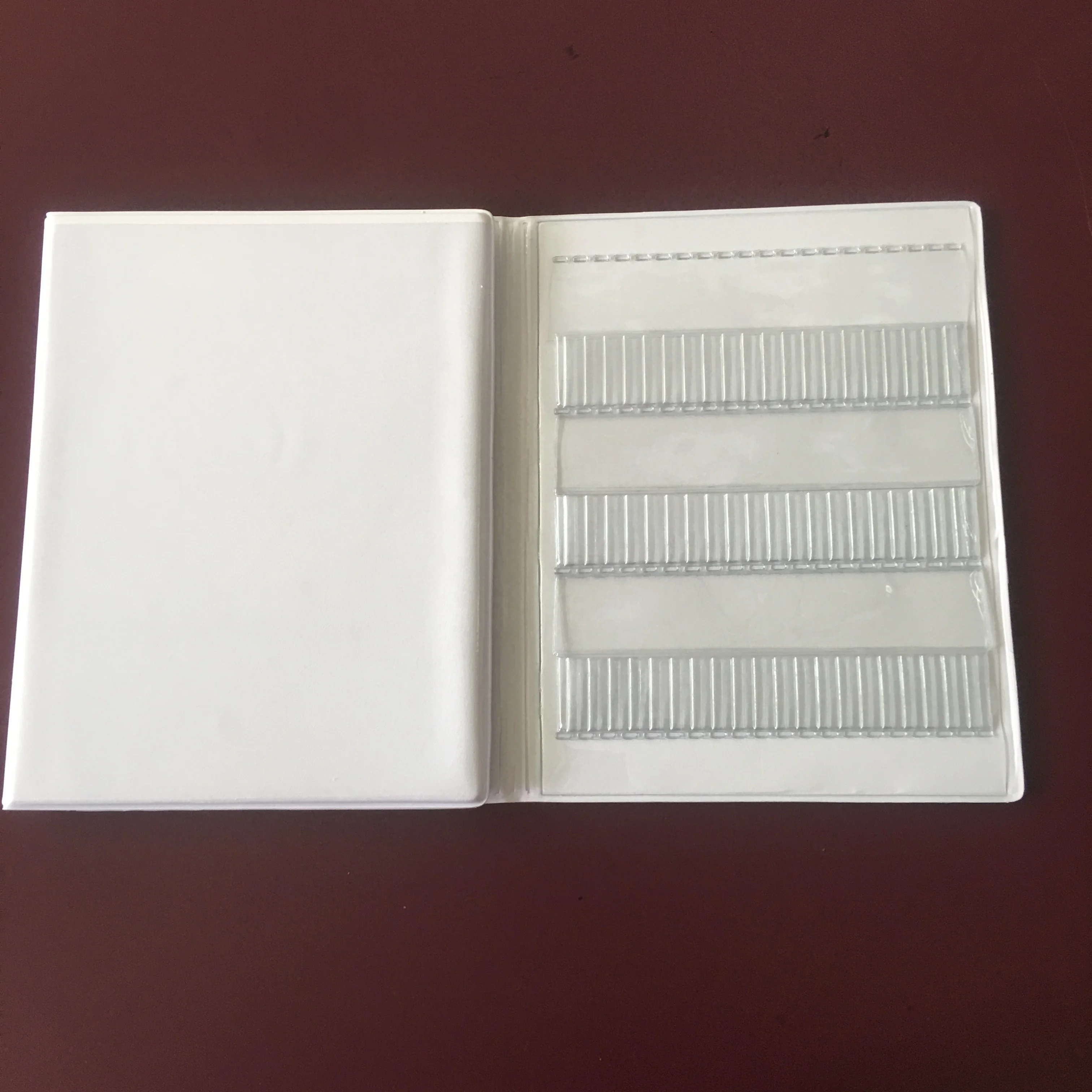 Customized Folding PVC Book Plastic Parts Box Saw Blade Storage Box Component Box Drill Tap Book