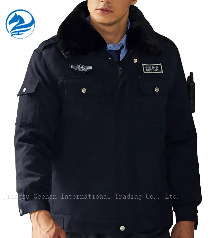 Unisex security jacket tc work clothing workwear guard airport Security uniform
