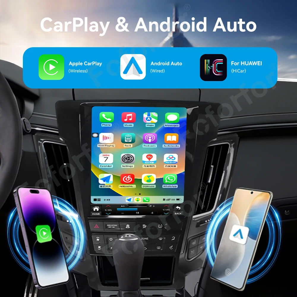 2024 обновление для Cadillac CTS 2007-2012 Android автомобильное радио Авто электроника стерео плеер GPS Carplay аксессуары экрана