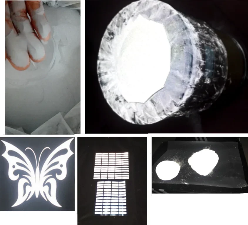 high reflection retro-reflective retro reflective silver white grey glass bead paint pigment for textile screen printing logo