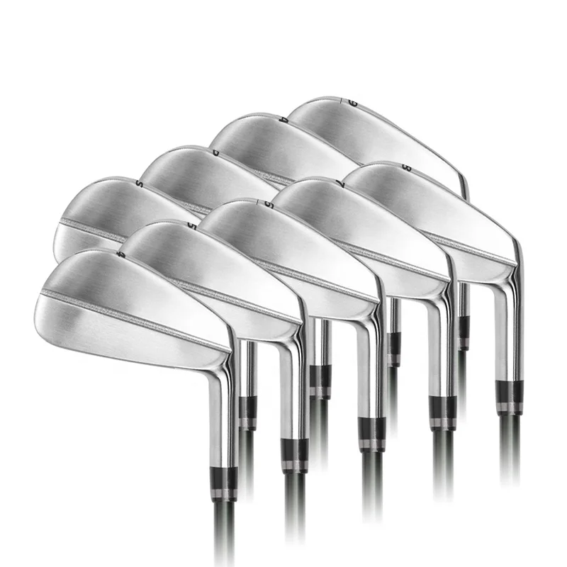 Manufacture Direct Golf Iron Custom Logo Silver Golf Clubs Irons Stainless Steel Blade Golf Iron Head
