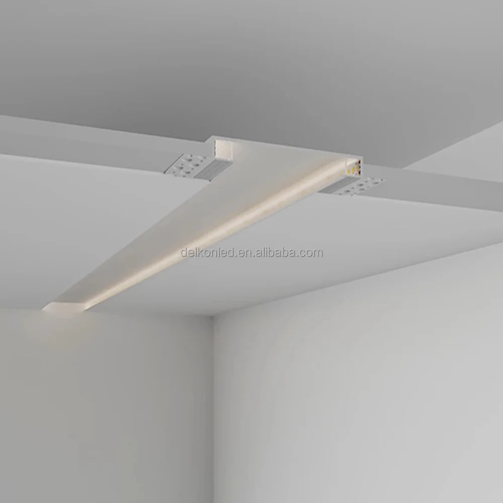 147*14mm Drywall  LED Channel Wall Ceiling Mounted Aluminum LED Plaster Profile for 8-10mm Led Strip Light