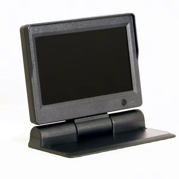 Customize Electric motorized12-24V Luxury New Parking reversing Aid 5 Inch Adjustable Angle Foldable TV monitor for Golf