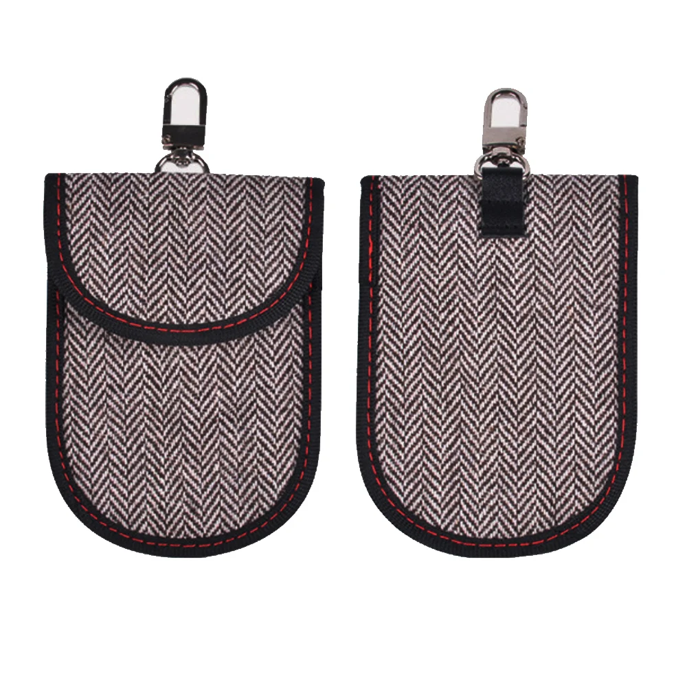 
Wool signal shielding bag Faraday Key Fob bag 
