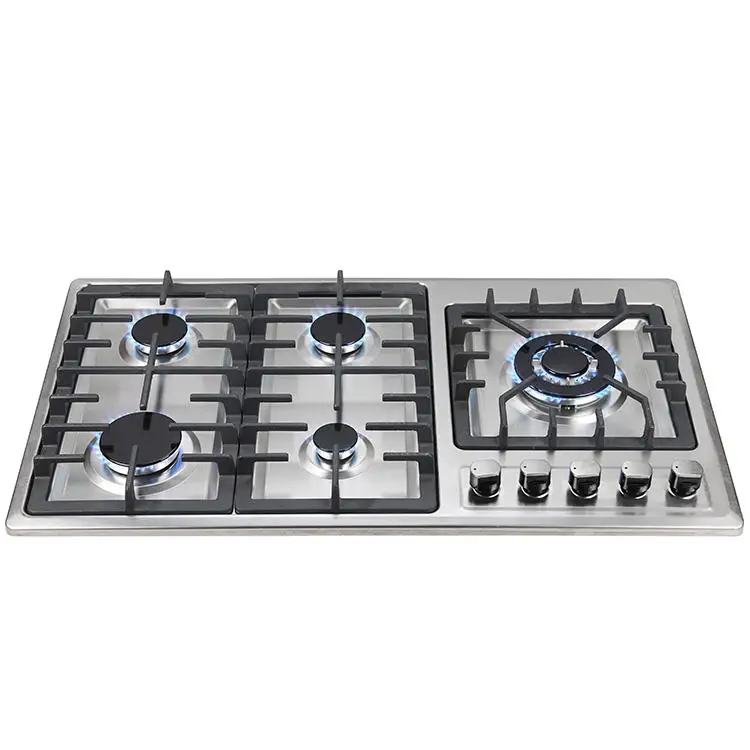 Five Burner Gas Stove Cooktop Kitchen Multifunctional Cooking Stove 5 Burner Gas Hob