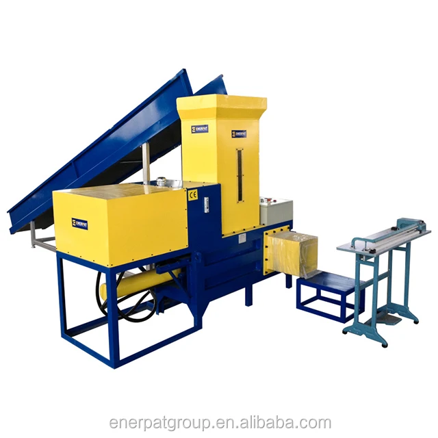 UK reliable brand 15kg hemp hurd press machine /straw baler machine /cellulose insulation material bagging machine