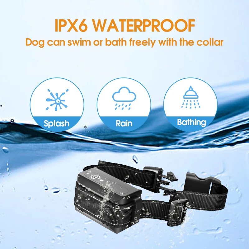 Dual 2 In 1 Remote Dog Training Collar And Electric Beeper Shock Dog Collar Control Electric Dog Training Collar