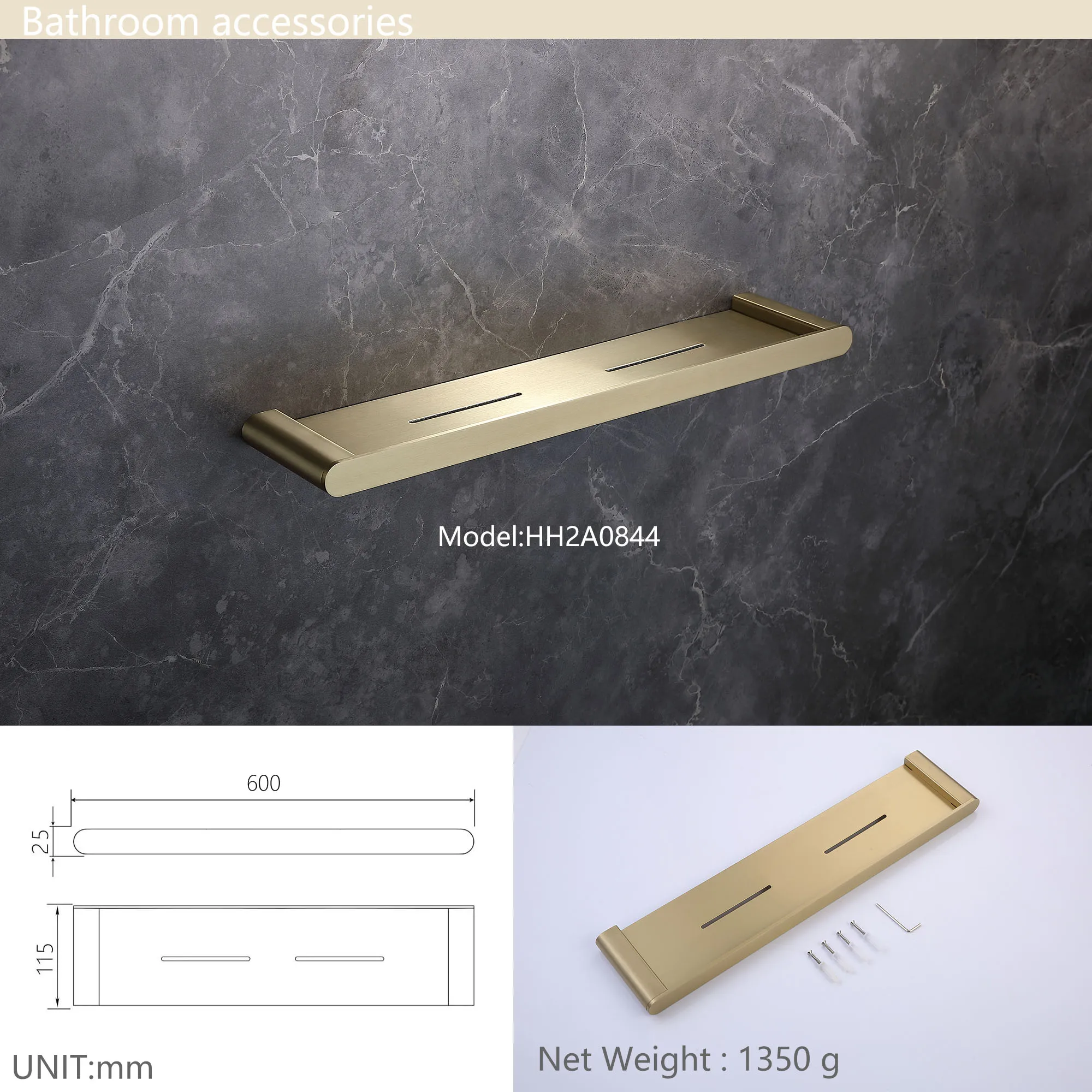 Home decoration stainless steel Kitchen Shelf Brackets Shower Corner bathroom accessories storage Storage Basket Bathroom Shelve