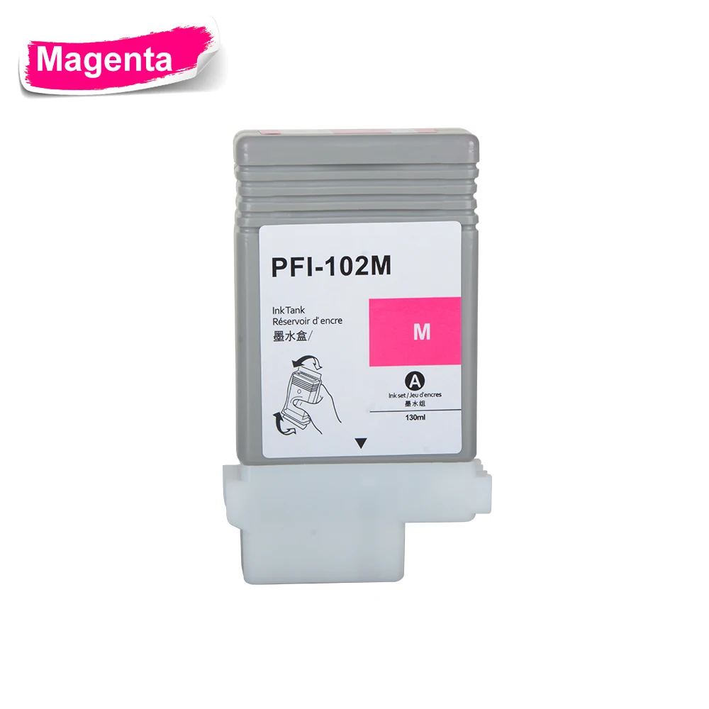 Compatible cartridge for PFI-102 Can iPF510 Ink Cartridges printer