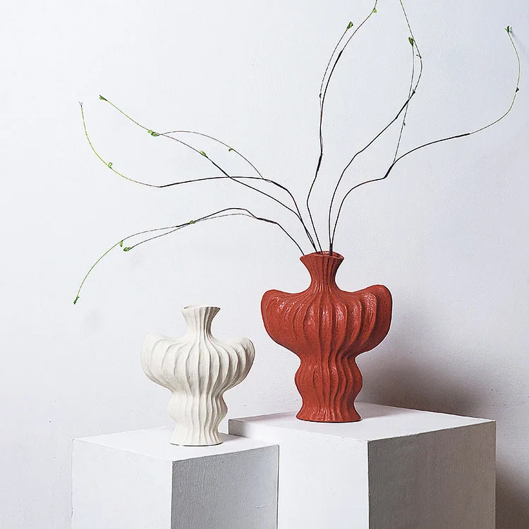 Luxury Elegant Wedding Table Decor Vase Art Gift Ceramic Flower Vase For Home Decor