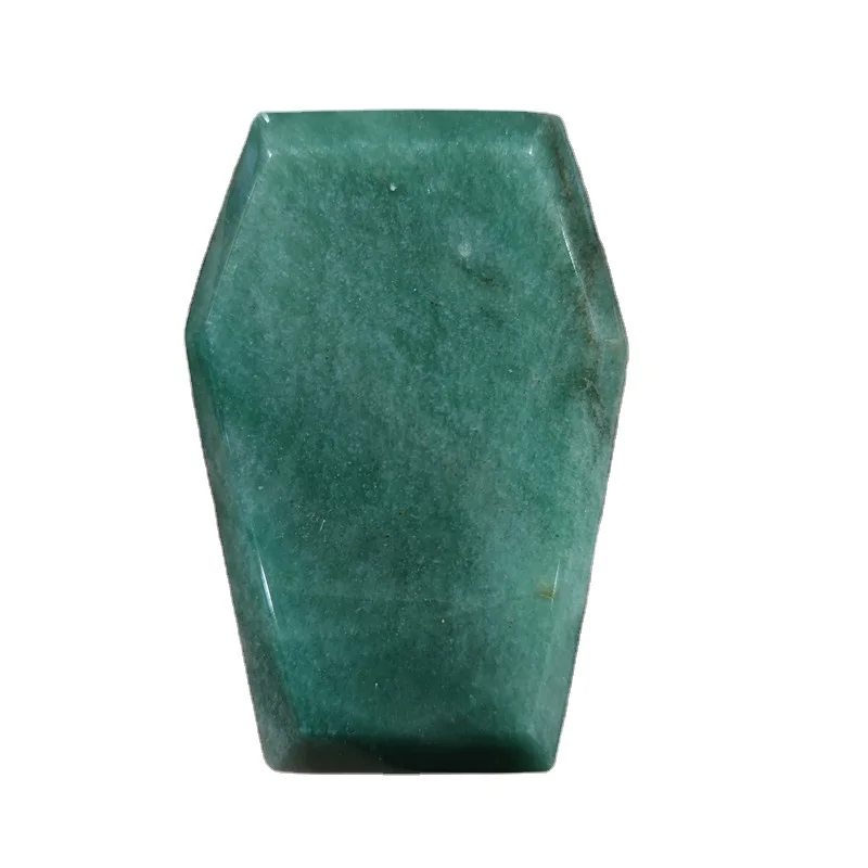 
Оптовая продажа, натуральный полированный мультиматериал, шестигранная резьба, хрустальный гроб, орнамент для подарков 