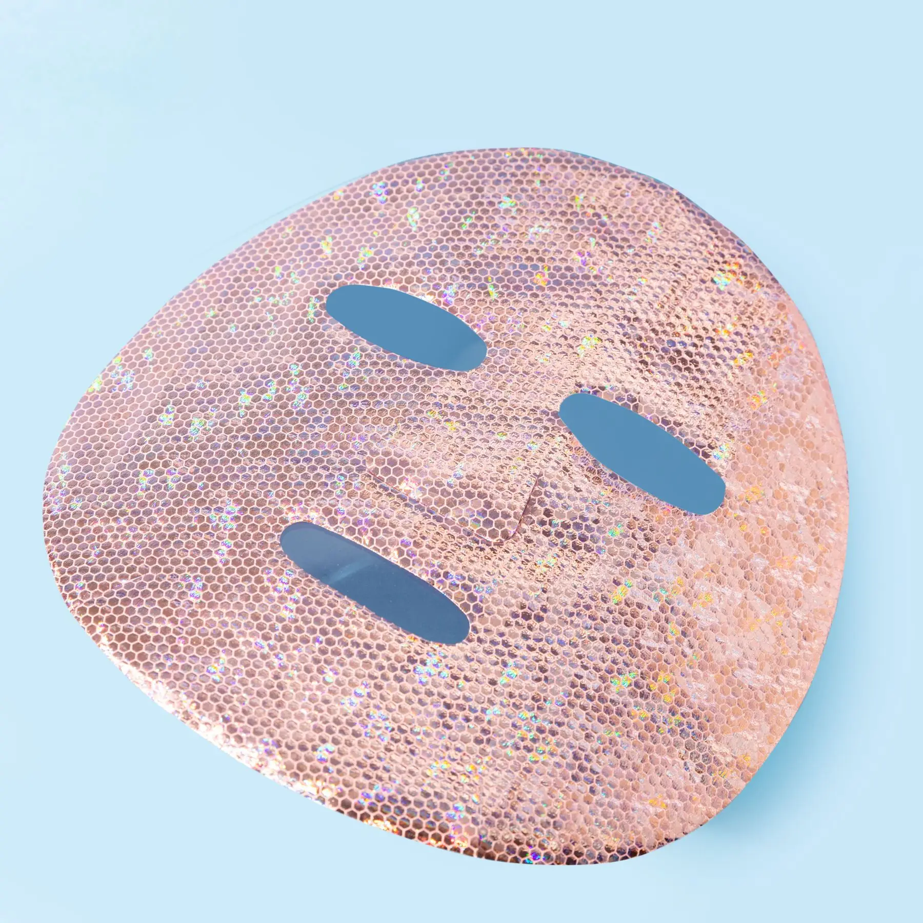 Silver Film Scale Composite face masking sheet Color Laser Non-Woven facial sheet mask manufacturer