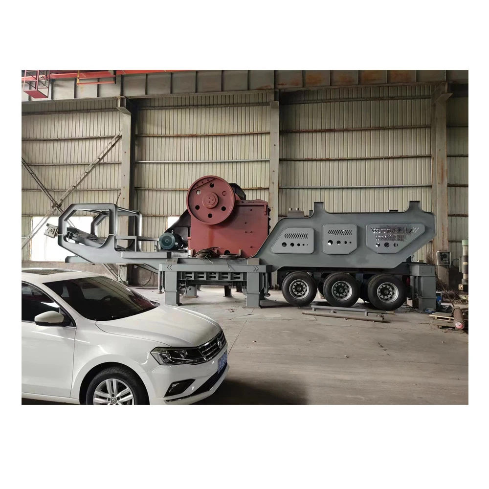 Complete Portable Crushing Plant Price, Quarry Mobile Granite Limestone Gravel Jaw Crusher, Aggregate Rock Stone Mobile Crusher