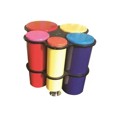 Лидер продаж, детский набор музыкальных инструментов для улицы, пластиковый барабан, музыкальная игрушка со звуком