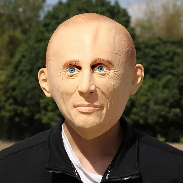 ISO 9001 Factory Realistic Old Man Mask Male Face Carnival Party Mask Funny Disguised President Costume Mask