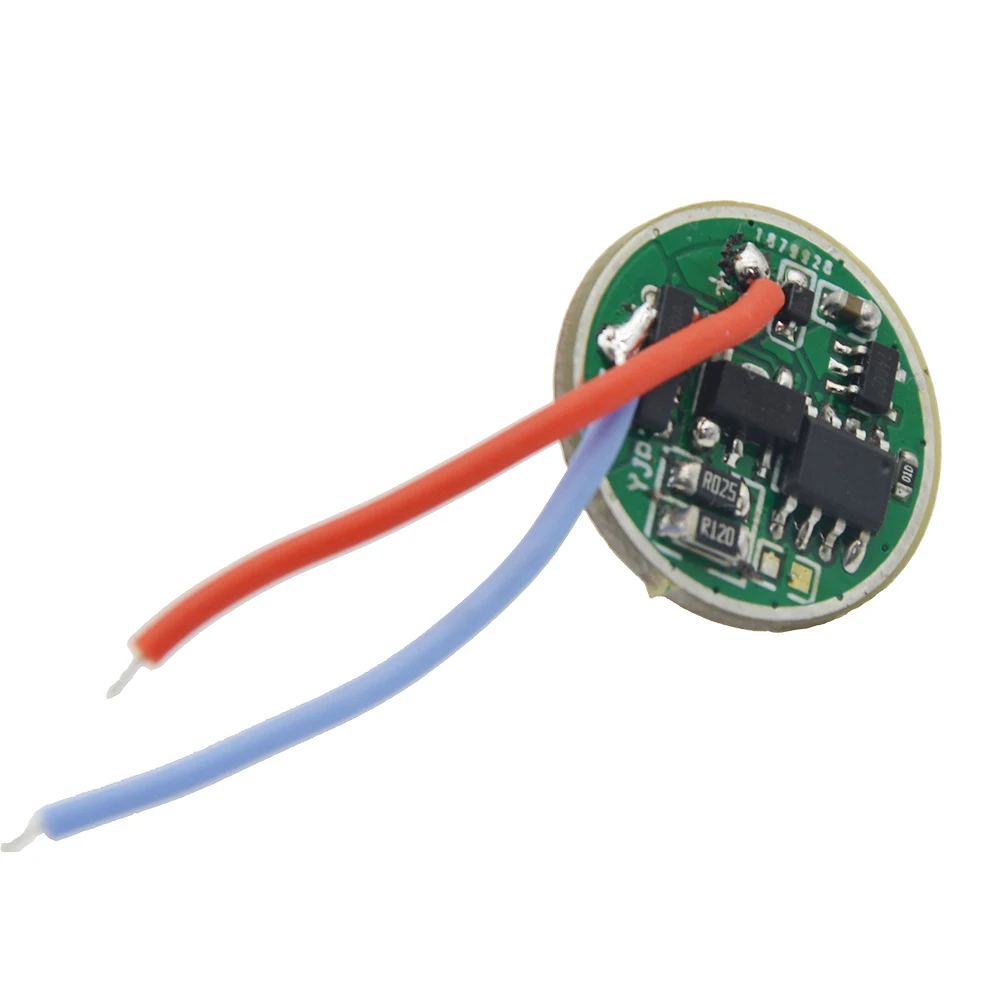 17mm 2.8-4.2V Flashlight Driver Board 1-3A 1 3 5 modes customized circuit board