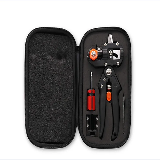 HOT Garden Fruit Tree Professional Pruning Shears Grafting Cutting Tool With 3 Replaceable Blades for Plant Branch Vine Fruit