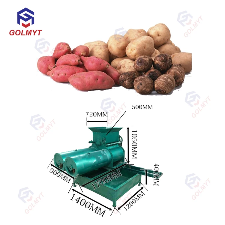 Small Scale Sweet Potato Cassava Wheat Maize Rice Starch Production Making Machine