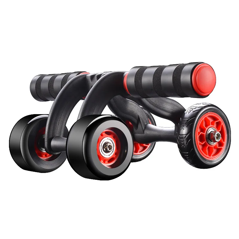 Amyup High Quality Ab Roller Wheel Automatic Rebound with 4 Supports