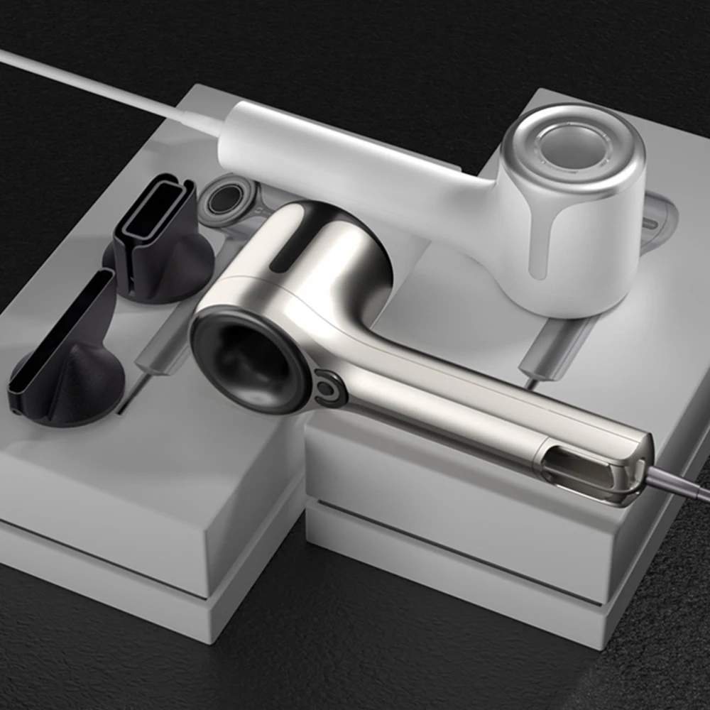 7 In 1 Auto Wrap Wholesale Hair Dryer Professional Hot Cold 1200W Hair Brush Dryer Comb One Step Airbrush High Speed Hair Dryer