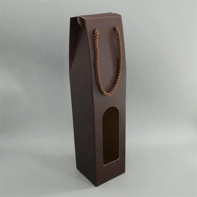 Cheap wine bottle shipping boxes accept custom champagne paper packaging boxes