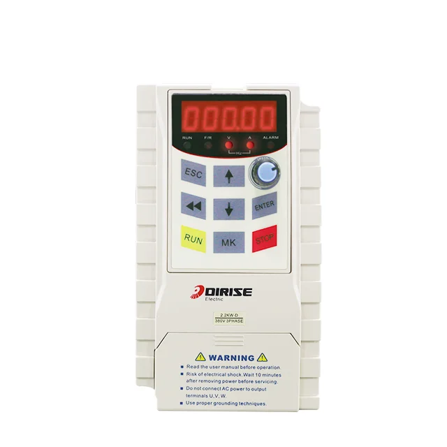 ES10A Miniwatt инвертор 0.4KW ~ 2.2KW однофазный 220 мотор с питанием от источника переменного тока напряжением в привод трехместная фаза 380 В