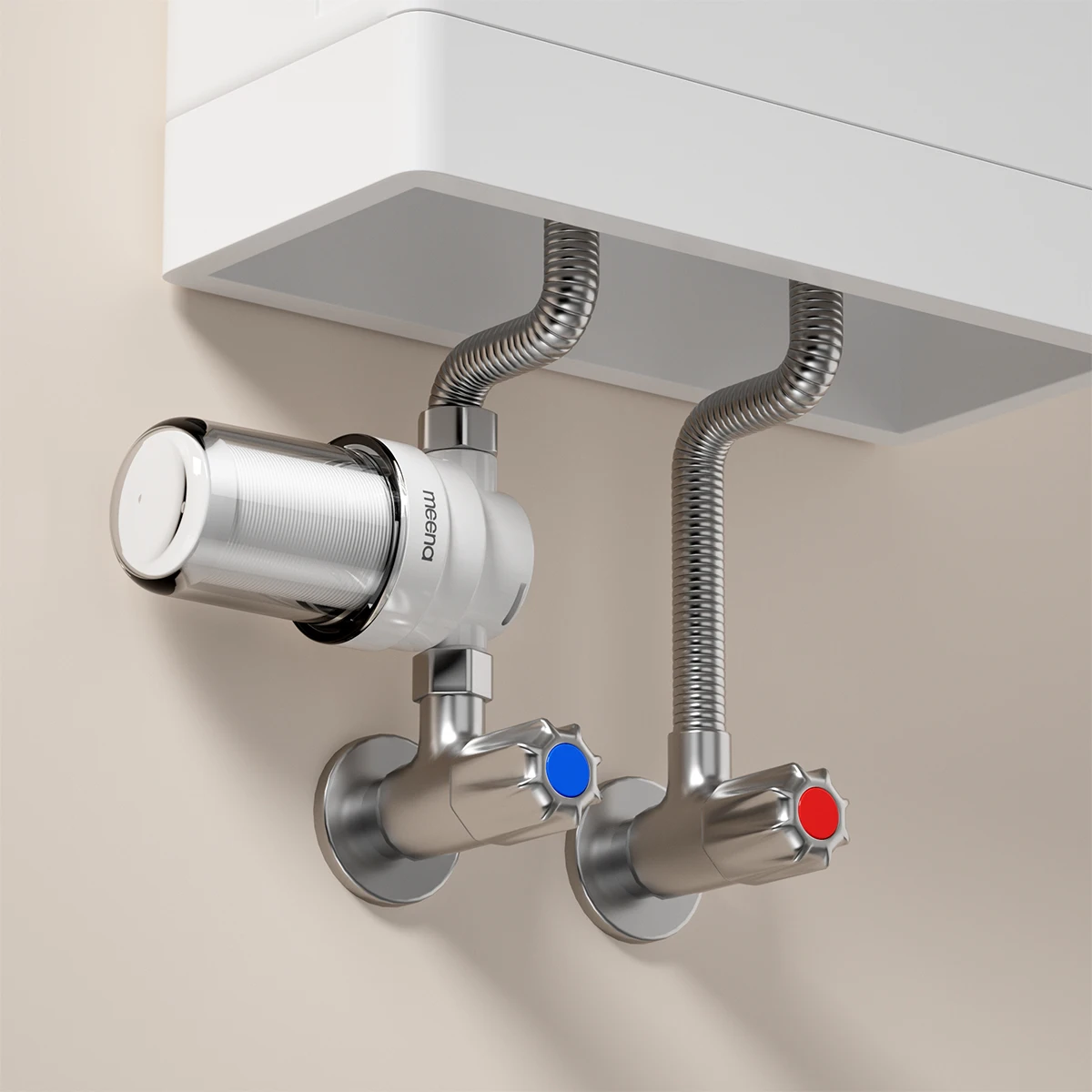 4-inch household water heater filter scale and chlorine removal 5 micron filter shower pre-filter