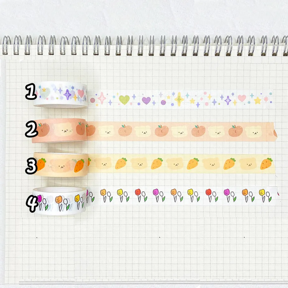 Cute Bear Masking Tape DIY Decor Journal Korea Winzige INS Washi Tapes