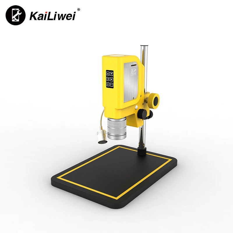 Kailiwei All In One 48MP HDMI-Compatible Digital big base dental Microscope prices camera Industrial Electronic Repair