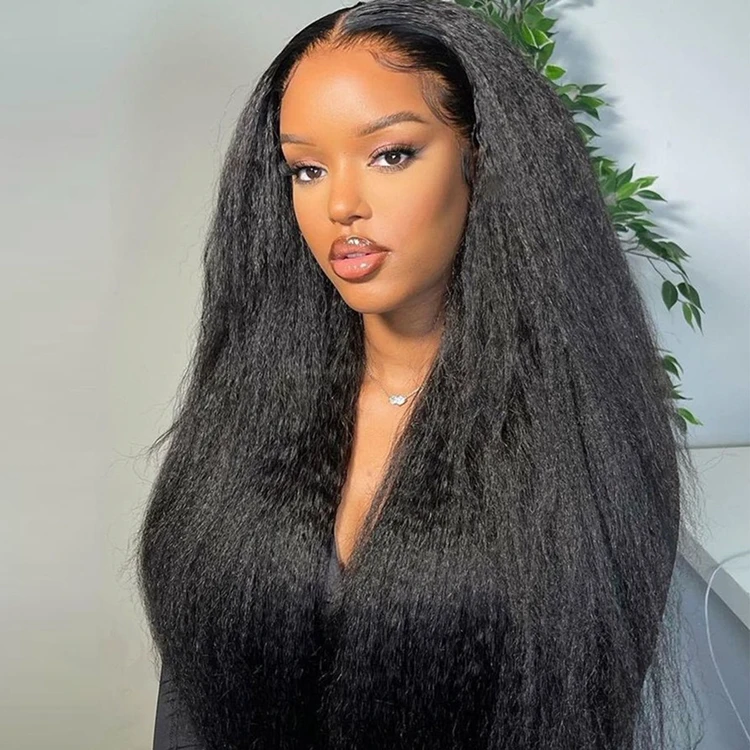 All Styles Virgin Human Hair Wig HD Lace Front 13x4 13x6 Kinky Straight Yaki Wig Brazilian Lace Frontal Wig For Black Women